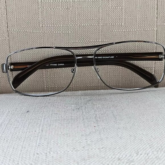 Kirkland Signature Men Sunglasses/Eyeglasses Frame Gunmetal Gunmetal Tone 59[]15 - Picture 3 of 11